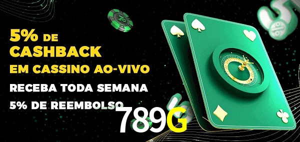 Promoções do cassino ao Vivo 789G